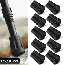 1-10PC Walking Stick Tips Anti-Slip Rubber Tips for Trekking Poles Durable Hikin