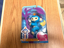 Fingerlings Blue Interactive Baby Monkey Figure "Boris" New/NIP