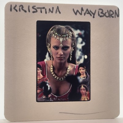Vintage 35mm Slide of Kristina Wayborn Actress James Bond Girl Octopussy Star #1