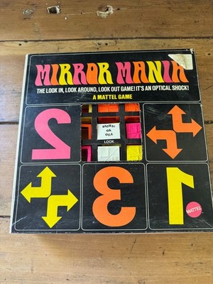 Vintage 1969 Mattel Mirror Mania Game: Complete Retro Fun