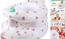 Upgraded Inflatable Baby Seat for Babies 3-36 Months, Inflatable Baby Bear