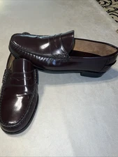 Florsheim Shoe Berkley Mock Toe Penny Loafer Brown  Men's Shoes 10D