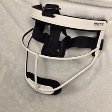 Rip It Women's Girl's Fast-Pitch Softball Face Protector Face Mask White Used 