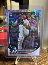 2025 Bowman Chrome Spencer Schwellenbach #84 Mega Box Mojo Refractor (RC) Rookie