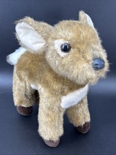 Vintage Aurora Mule Deer Baby Fawn Plush 10  T Standing Stuffed Animal