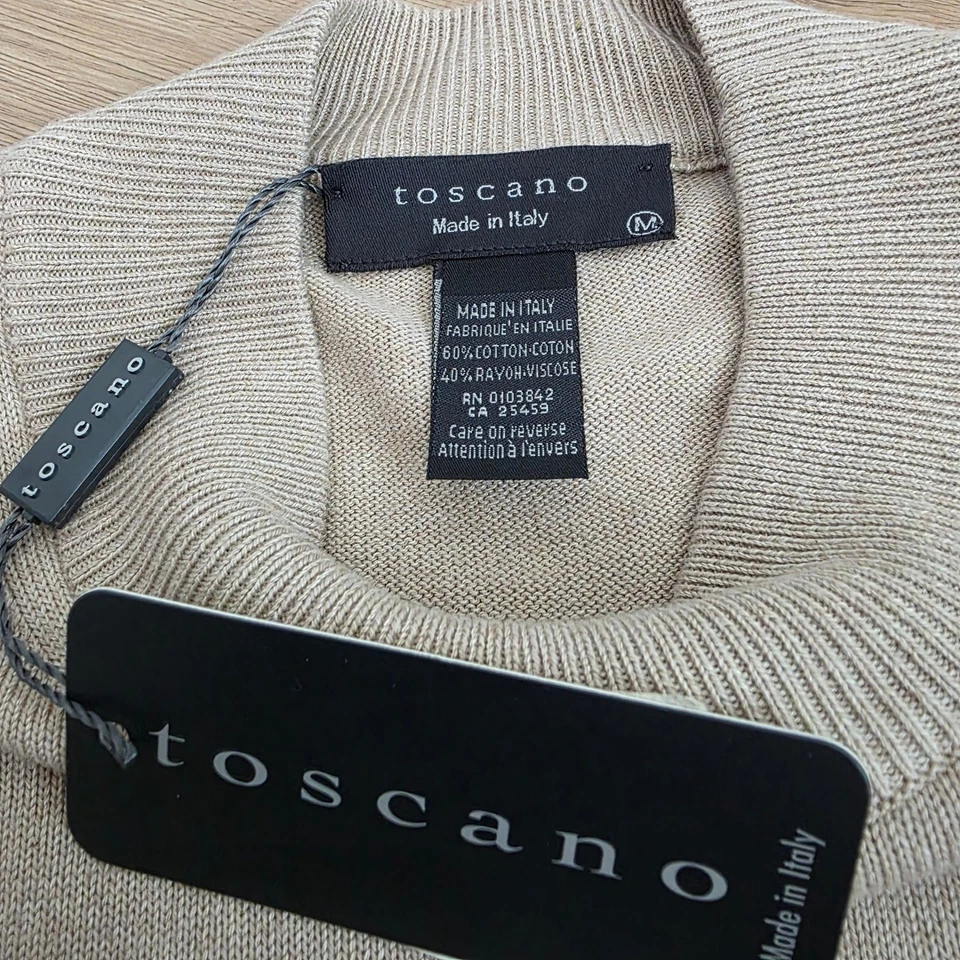 Suéter Toscano Hecho en Italia Manga Corta Tejido Nordstrom Para Hombre Mediano Foto 2 de 4