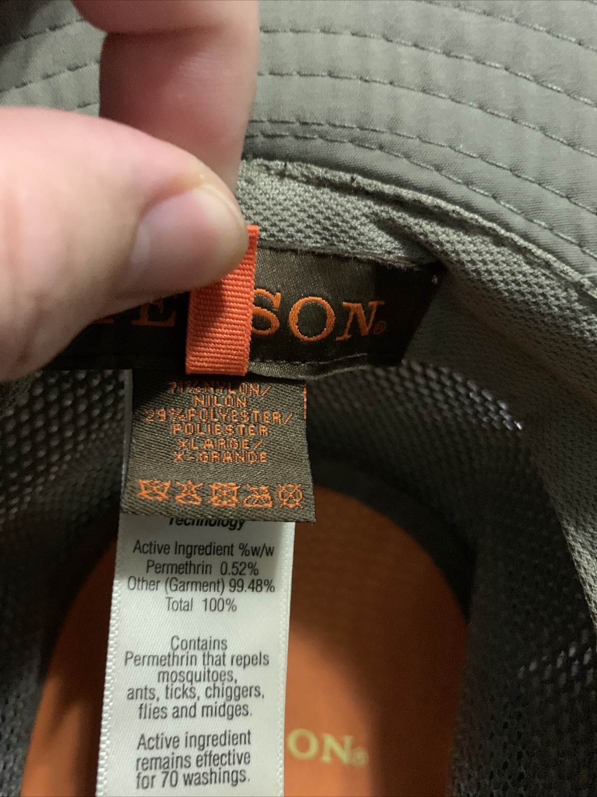 Men's Stetson No Fly Zone Hat Sun Guard UPF 50+ Insec… Gem