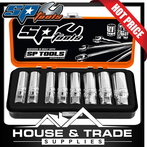 SP Tools Socket Set 6 Piece 3/8"Dr Magnetic Spark Plug METRIC/SAE SP20290
