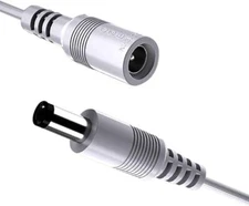 2 Pack 16.5FT 5M DC Power Extension Cable 5.5 mm x 2.1 mm 5521 Male to Female...