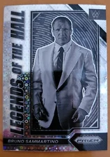 2023 PANINI PRIZM WWE DISCO PRIZM LEGENDS OF THE HALL 5 BRUNO SAMMARTINO LEGENDS