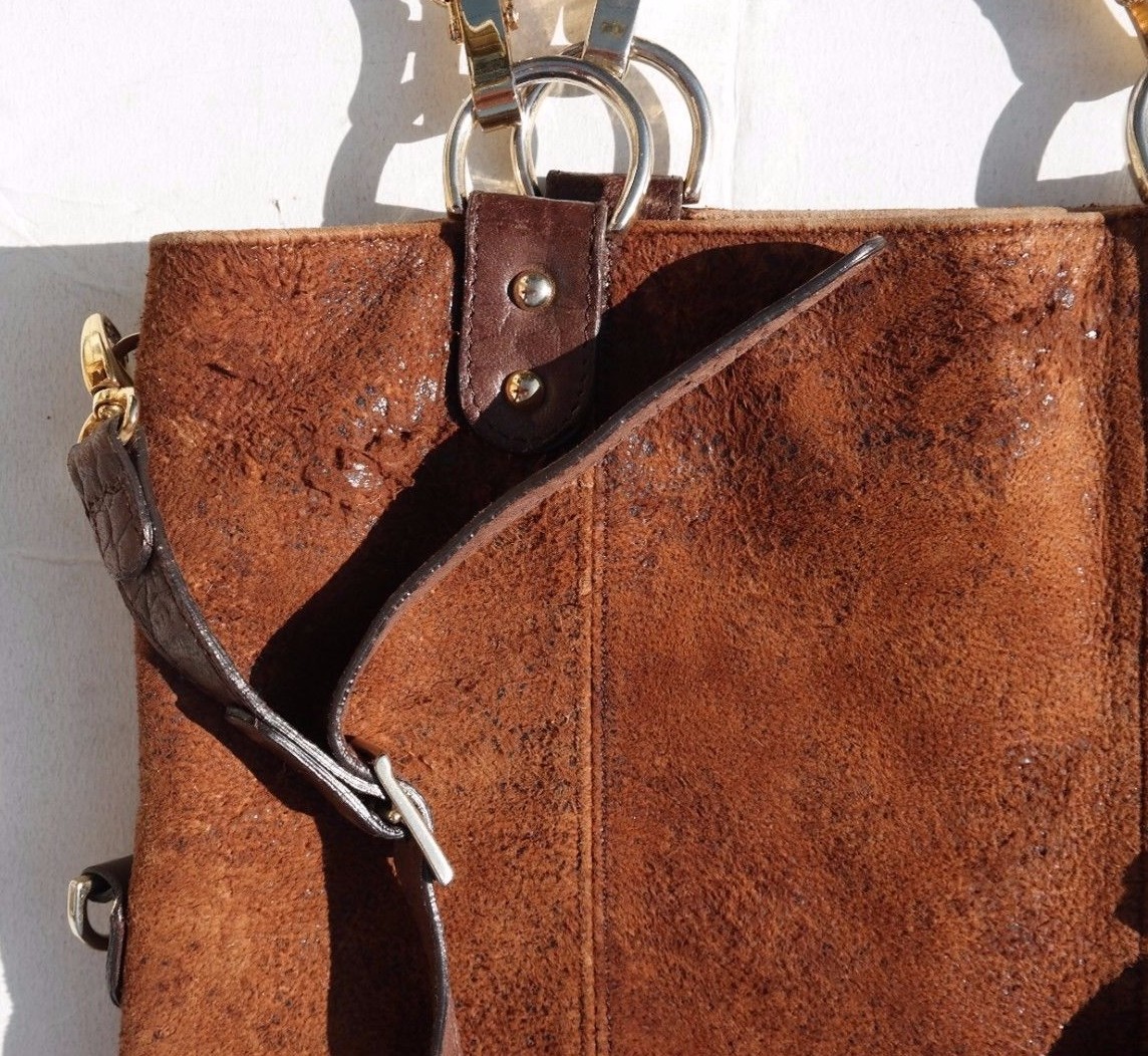 AUTHENTIC  FONTANELLI  NEW  BACKPACK PURSE s-l400.jpg main image 3