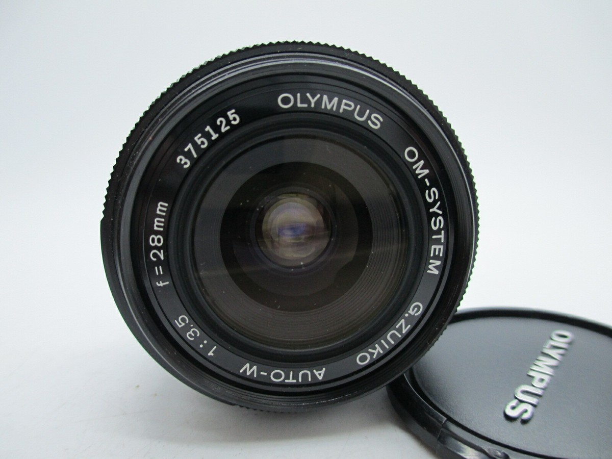 NEAR MINT Olympus OM-System G. Zuiko Auto-W 28mm f⁄3.5 Lens For