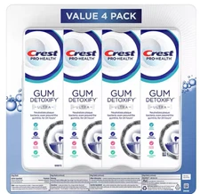 Crest Gum Detoxify Ultra Toothpaste, 4.7 oz., 4 pk. Free shipping