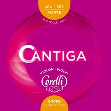 Corelli Cantiga Violin String Set 4/4 --Ball E end