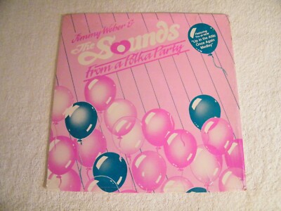 JIMMY WEBER & The Sounds - From a Polka Party - LP WRS Shrink - 1988 -POLKA Ohio