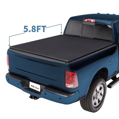 5 8ft Tri Fold Tonneau Bed Cover For 2009 18 Dodge Ram 1500 2019 Classic Only Ebay