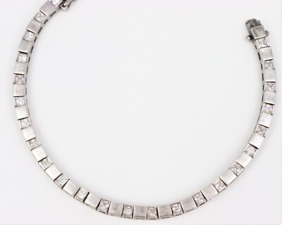 7,5'' 925 Sterling DBJ Victoria Townsend Tennisarmband klar Edelstein 14 Gramm