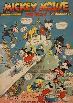 Original Micky Mouse Weekly Vol. 1 No. 31 September 5th