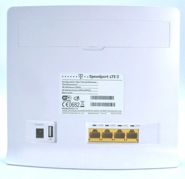 Telekom Speedport LTE 2 / II ROUTER WLAN Huawei B593/ 4G Simlockfrei Router - Bild 3 von 4