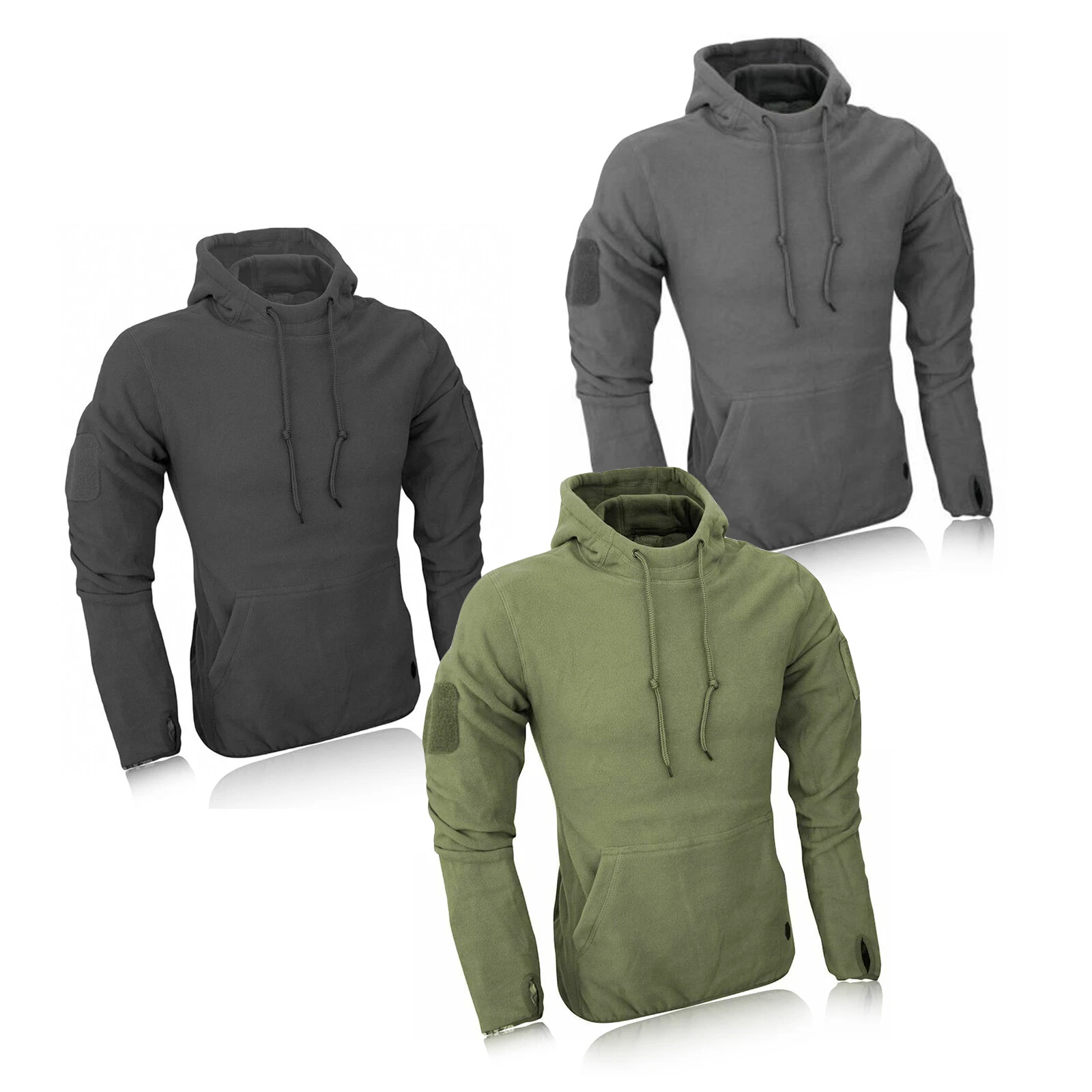 Tactical Mens Hoodie Warm Fleece Jumper Army Security Polar Sweater Black Hiking
Opens in a new wind