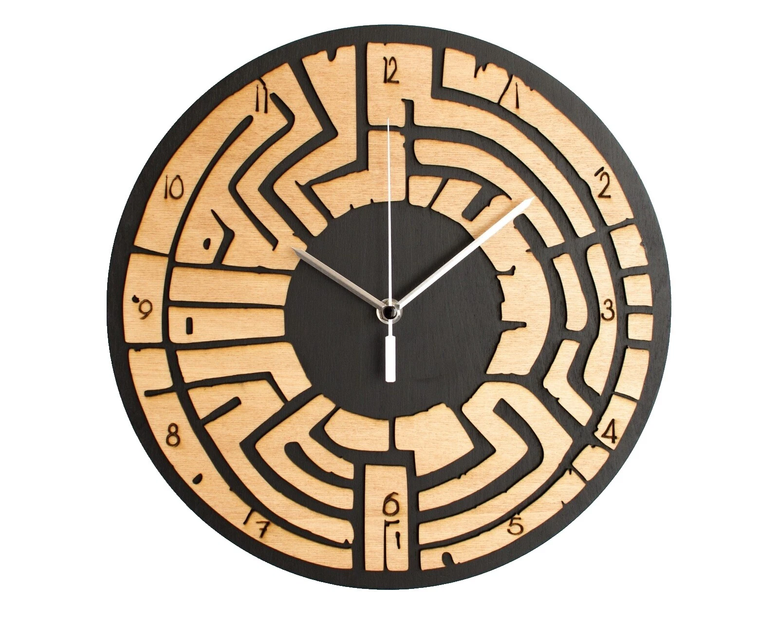 Wooden Contemporary Wall Clocks