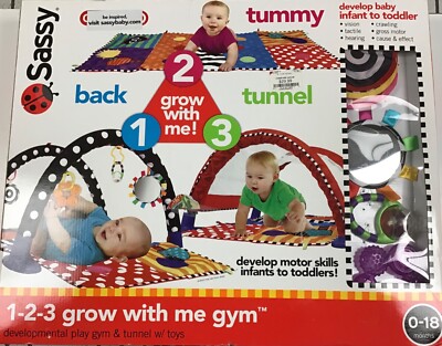 Sassy 1 2 3 Grow With Me Activity Gym Brand New Ebay