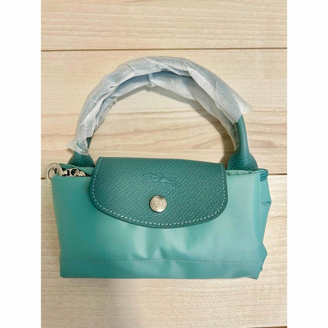 Longchamp Le Pliage S Club MINTGREEN W:13in collapsible
