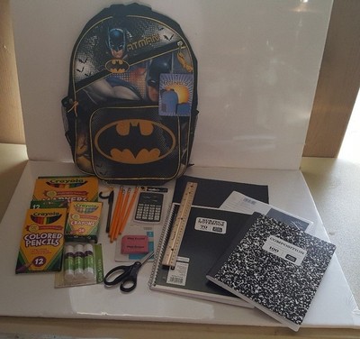 batman backpack with lunch box