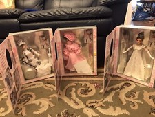 MY FAIR LADY ELIZA DOOLITTLE HENRY HIGGINS BARBIE DOLL LOT OF 4 1995 MATTEL NRFB