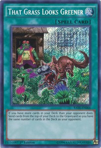 That Grass Looks Greener - RATE-EN066 - Secret Rare - 1st Edition x1 - Near Mint