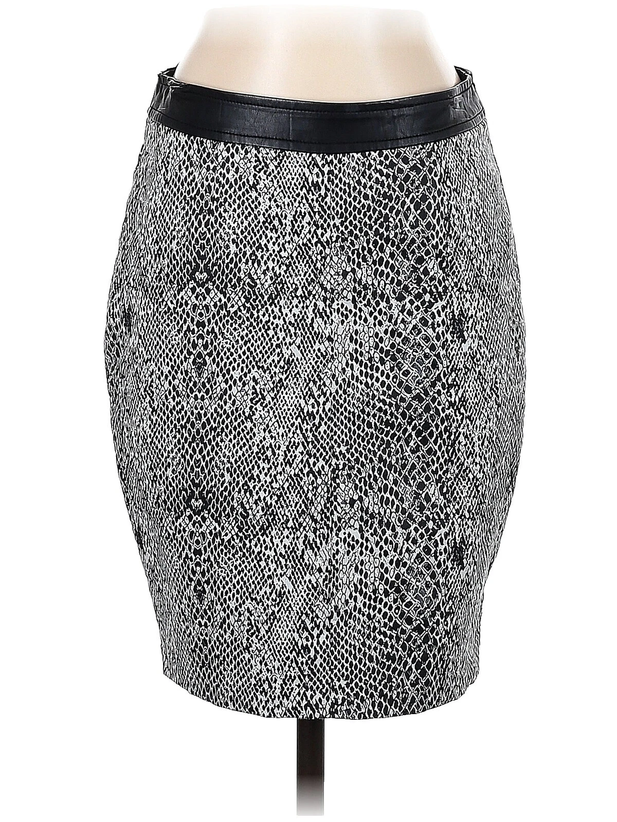 GUESS Faux Leather Regular Size Skirts for Women