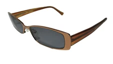 CHELSEA MORGAN CM604 Eyeglass Frames Metallic Copper Light Brown 53/17 Full Rim