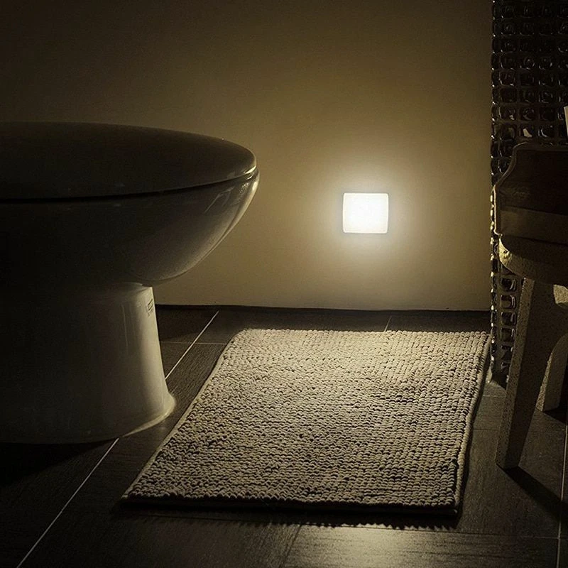 Battery powered night light on sale for bathroom