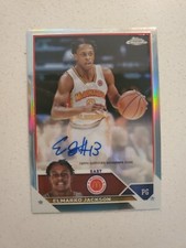 Elmarko Jackson 2023 Topps Chrome McDonalds Gold Refractor 8 #d47/50 Jayhawks
