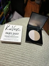 K Voss NYC -Fairy Dust Pressed Highlighter in Moonlight & Starkissed Full Sz NIB