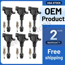 6Pcs Ignition Coil & IRIDIUM Spark Plug Kits For Infiniti G35 Coupe V6 3.5L 2007