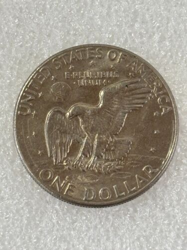 1977 D Bicentennial Eisenhower Dollar Filled in D Error Circulated - Picture 3 of 3