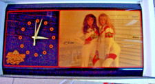 JULIE  and MICHELLE SNAP-ON TOOLS RACING WALL CLOCK!! NEW!!