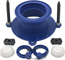 One N Done Toilet Flange Repair Kit - Complete Toilet Seal Repair For Wax Sea