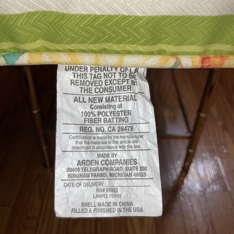 Better homes & gardens 3 lawn cushions 20x18x2- 18x17x4, 41x17x3 Reversible - Image 2 of 4