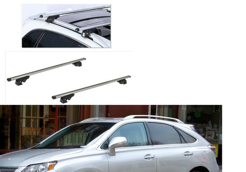BARRE PORTATUTTO ALLUMINIO LEXUS RX AL 10 ANNO 2015 CON RAILS CON SERRATURE - Foto 2 di 10
