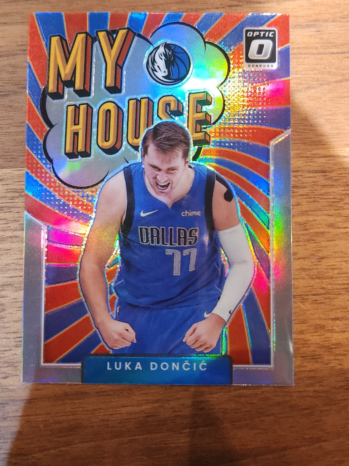 2022 Panini donruss optic Luka Doncic my house Silver prizm CENTERED