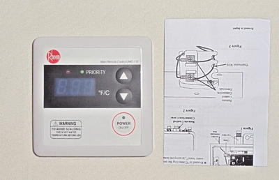 RHEEM Residential Wired Main Remote Control Tankless Gas Water Heaters UMC- 117 | eBay