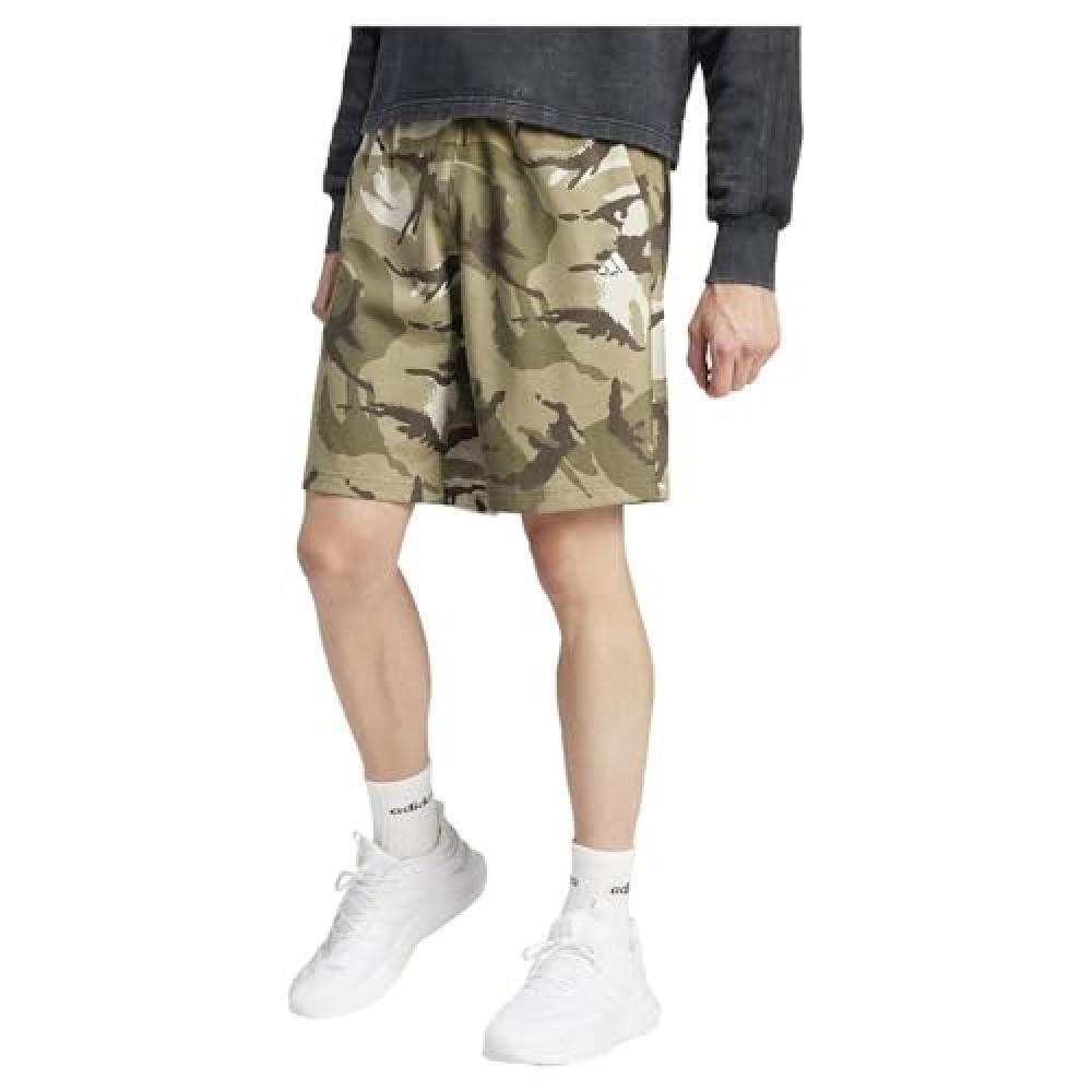 (TG. XS) adidas Seasonal Essentials Camouflage Shorts Pantaloncini Casual, Olive