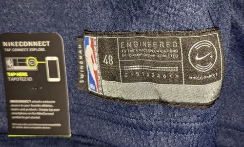 Nike Women NBA Minnesota Timberwolves Wiggins Swingman Jersey SZ XL (MENS MED) - Picture 3 of 5