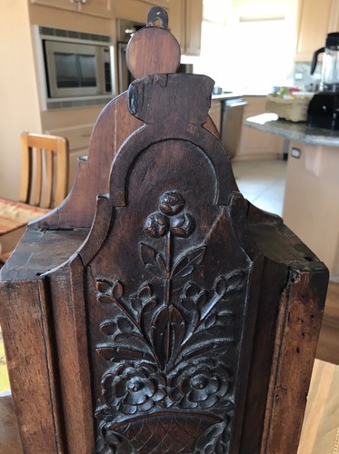 18th Century French Provincial Fariniere Hanging Flour Box - Picture 6 of 6