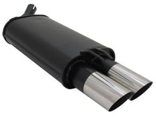Novus Sportendschalldämpfer für Renaul Twingo (C06) 2 x 76mm MS-Design