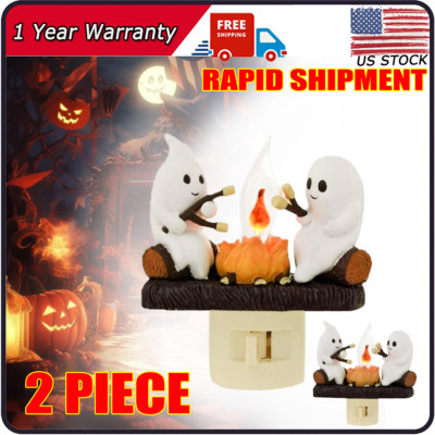 Ghost Campfire Flickering Nightlight Fire Marshmallow Night/Light Beautiful Gift