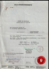 10034 - STAMP STAMPS ON DOCUMENT - DESCRIBED IN CUSTOM TEMPLATE