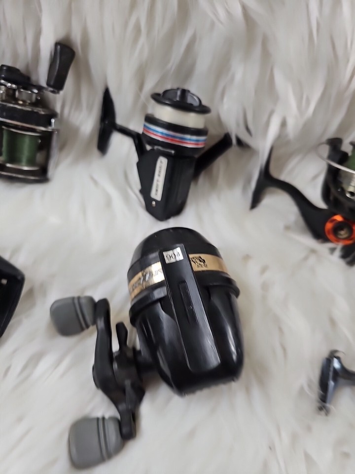 Huge 15 Name Brands Fishing Reel Bundle Parts Lot For Repair Bass
